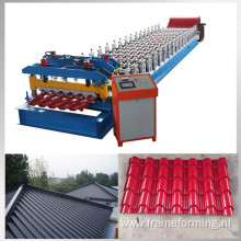 Glazed bamboo type metal tile manufacturing equipment